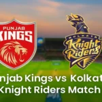 Punjab Kings vs Kolkata Knight Riders Match Scorecard