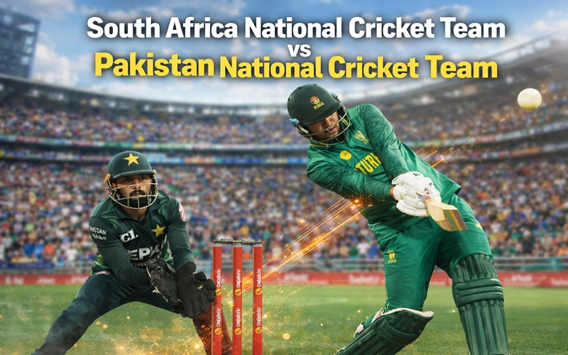 South Africa National Cricket Team vs Pakistan National Cricket Team Timeline