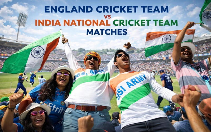 England Cricket Team vs India National Cricket Team Matches